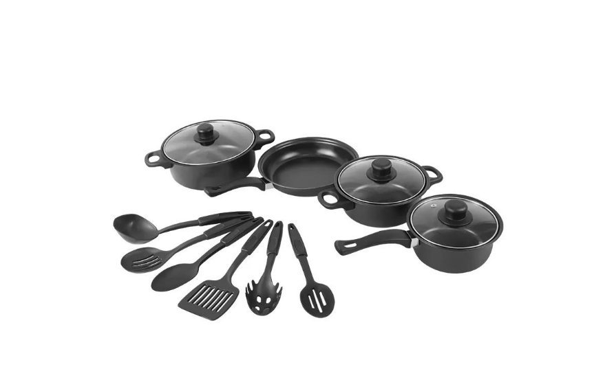 Stainless Non Stick Steel Cookware 13 Pieces Set