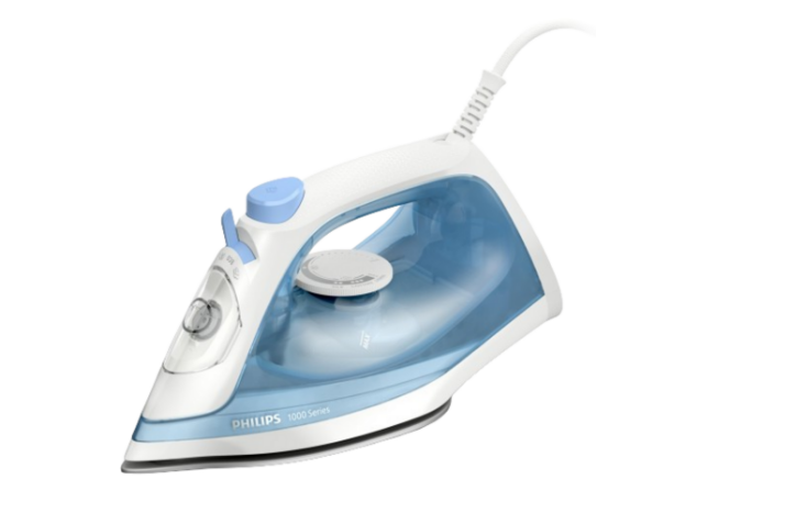 Philips Blue Steam Iron With Non Stick Sole Plate