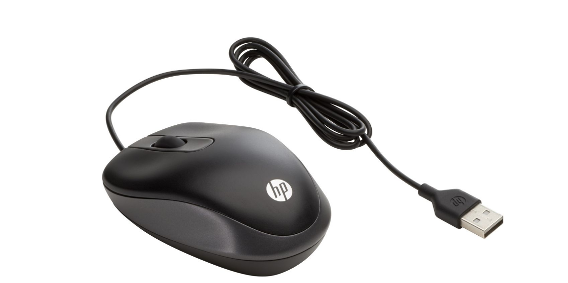 HP USB Wired Travel Mouse