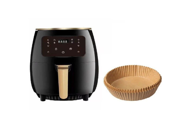 6L Digital Roaster Air Fryer with Paper Liners