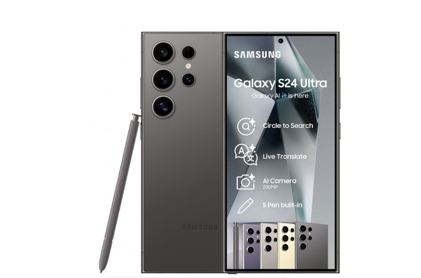 Samsung Galaxy S24 Ultra 5G 256GB Dual Sim Smartphone - Titanium Black