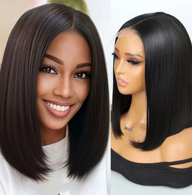 ReadytoGo Glueless 4x4 Lace Closure Bob Straight Wig