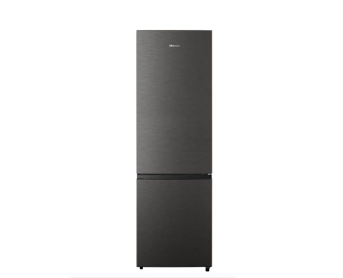 Hisense 264L Bottom Freezer Fridge - Titanium Inox