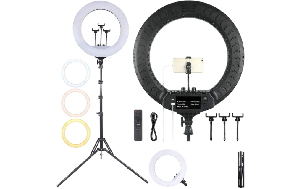 Remote Led 18 Inch Studio Ring Light  & Stand For Video And Photography